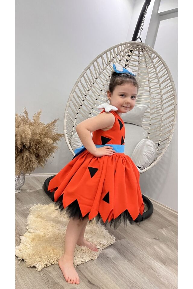 Taş Devri Çakıl Kostümü 1-2 Yaş