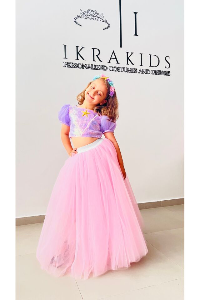 Kız Çocuk Deniz Kızı Kostümü