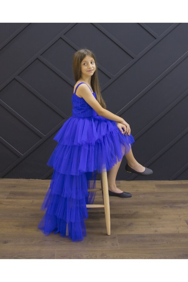 Kız Çocuk Kuyruklu Abiye Elbise