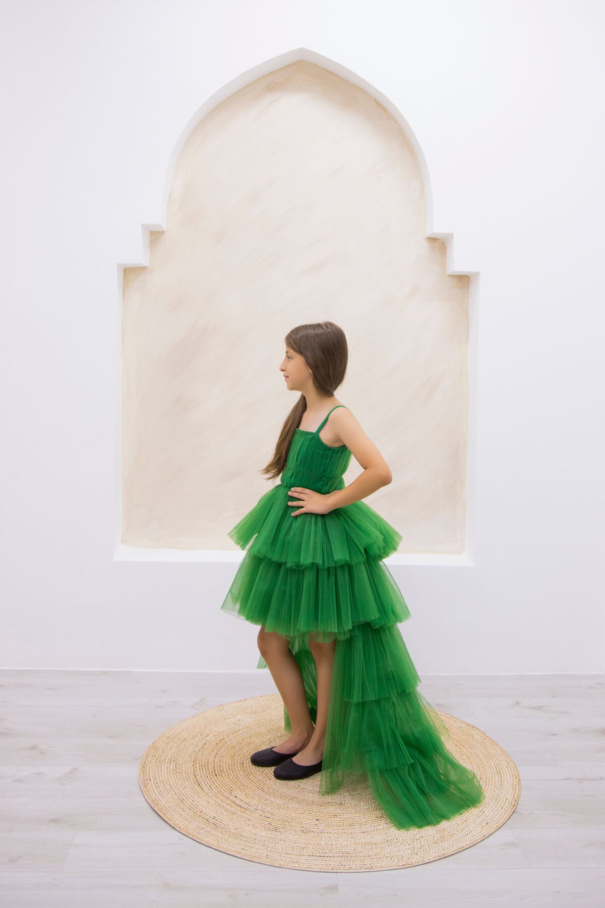 Kız Çocuk Kuyruklu Abiye Elbise