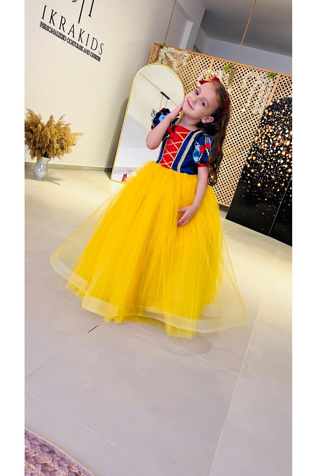 Kız Çocuk Pamuk Prenses Kostümü