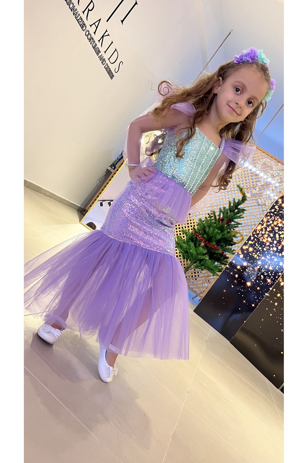 Deniz Kızı Kostümü, Kız Çocuk Deniz Kızı Elbisesi