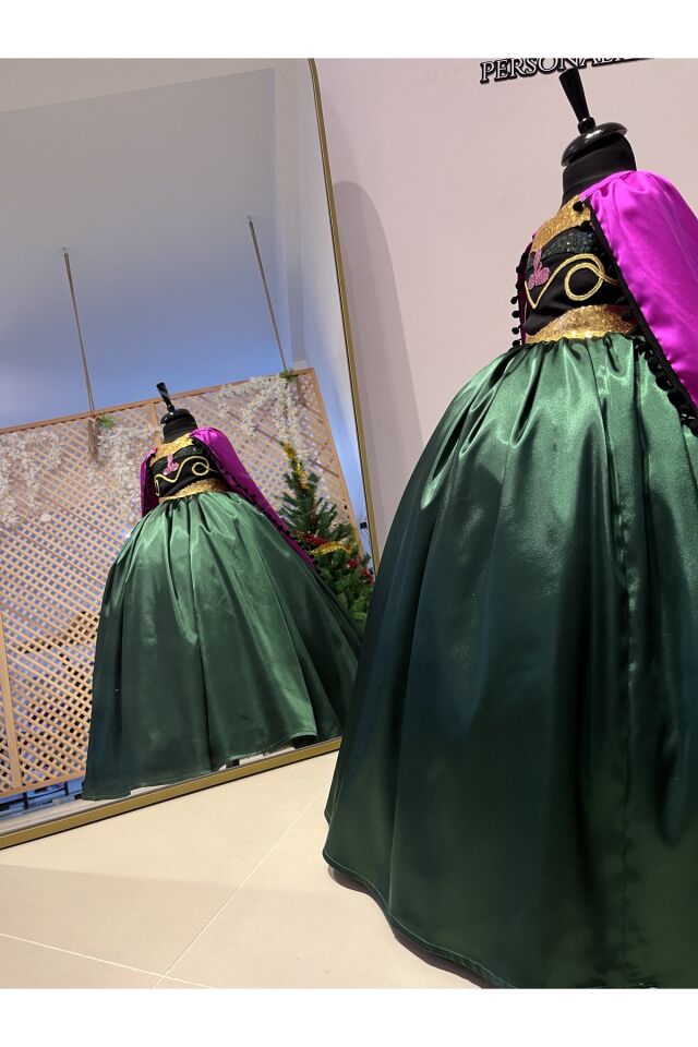 Kız Çocuk Anna Kostümü