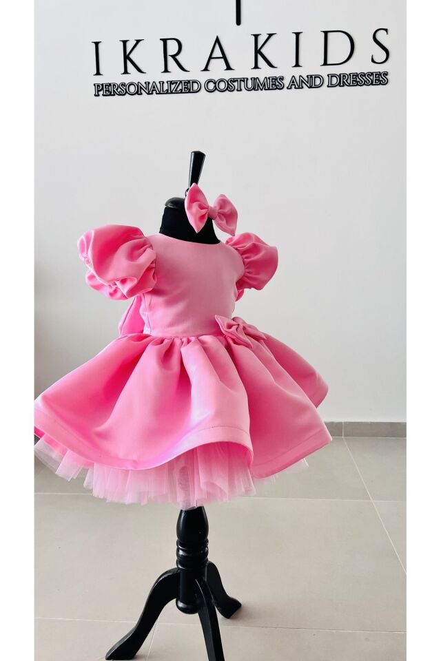 Kız Çocuk Pembe Tütü Elbise