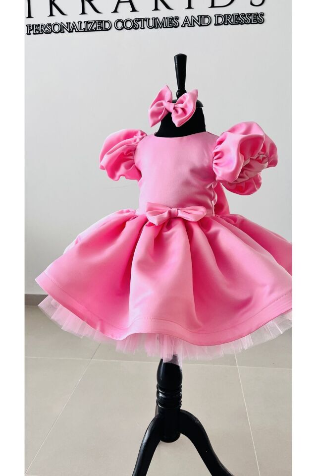 Kız Çocuk Pembe Tütü Elbise