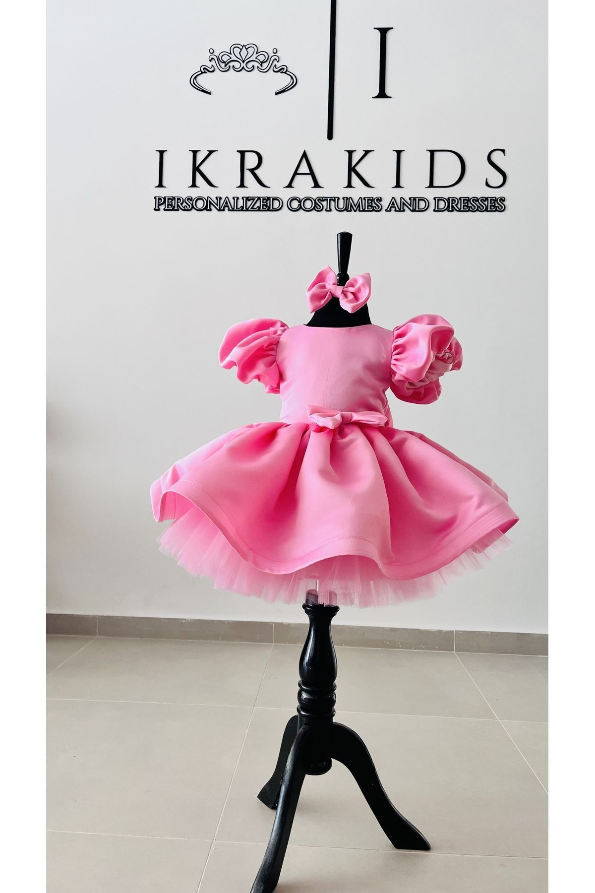 Kız Çocuk Pembe Tütü Elbise