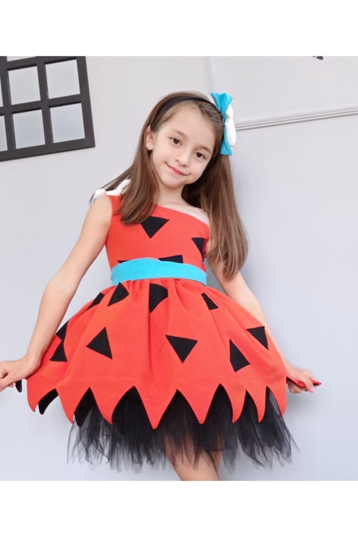 Taş Devri Çakıl Kız Elbise