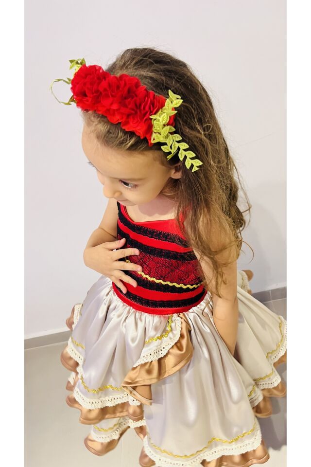 Kız Çocuk Moana Elbisesi 3 Yaş