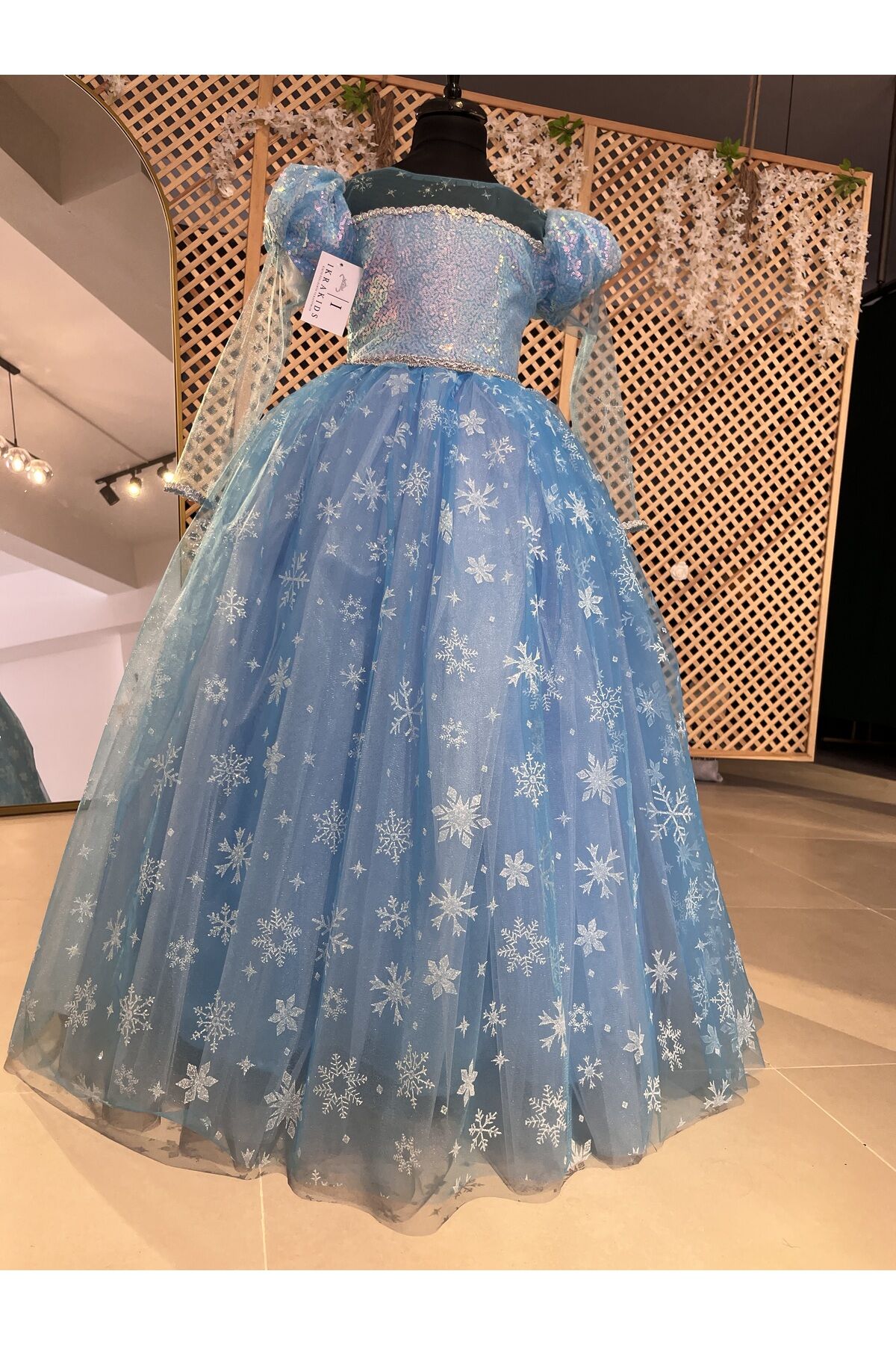 Elsa Kostümü, Kız Çocuk Kostüm 3 Yaş