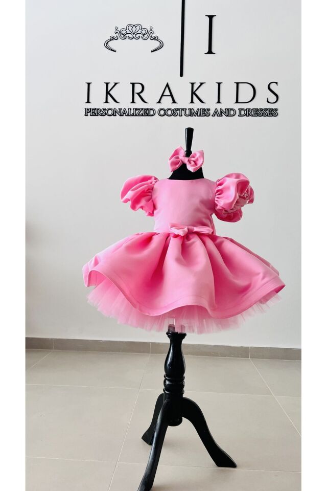 Kız Çocuk Pembe Tütü Elbise 1 Yaş